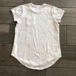 Elegant White Short Sleeve Women's Tee